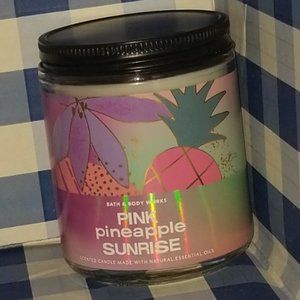 PINK PINEAPPLE SUNRISE CANDLE - BATH & BODY WORKS !